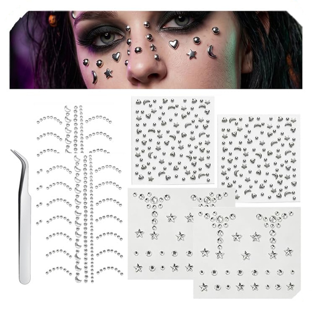 Body Jewelry Piercing - Fake Piercings Balls Stick on Nose