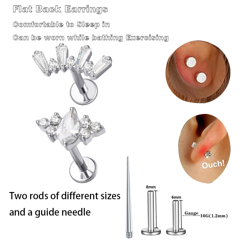 Conch Earring Hoop - 1 Pcs ASTM Titanium Helix Piercing