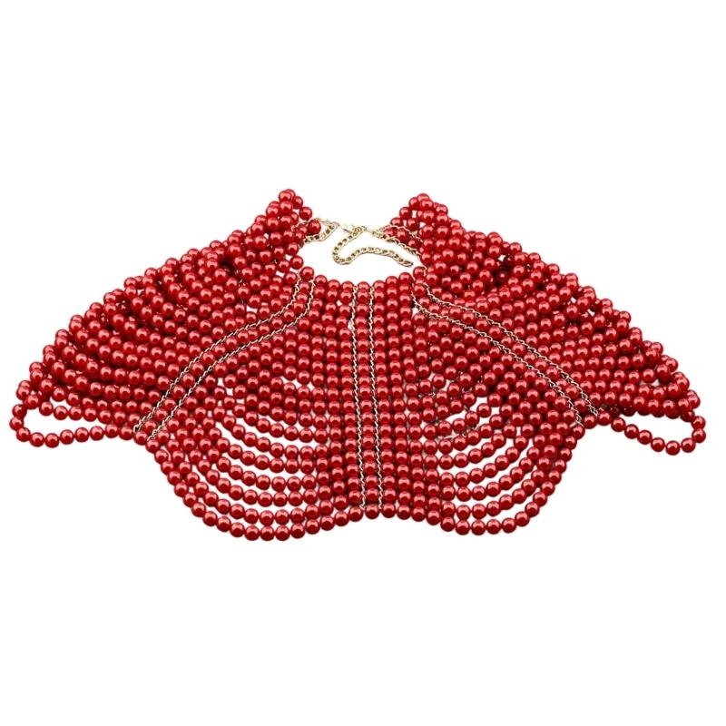 Body Jewelry - 49MD Elegant Women Shawl Multi Layer