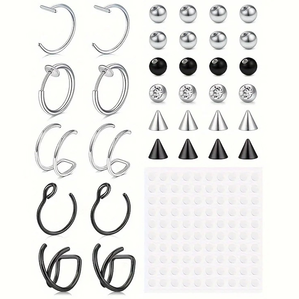 Body Jewelry Piercing - Fake Piercings Fake Lip Ring Fake