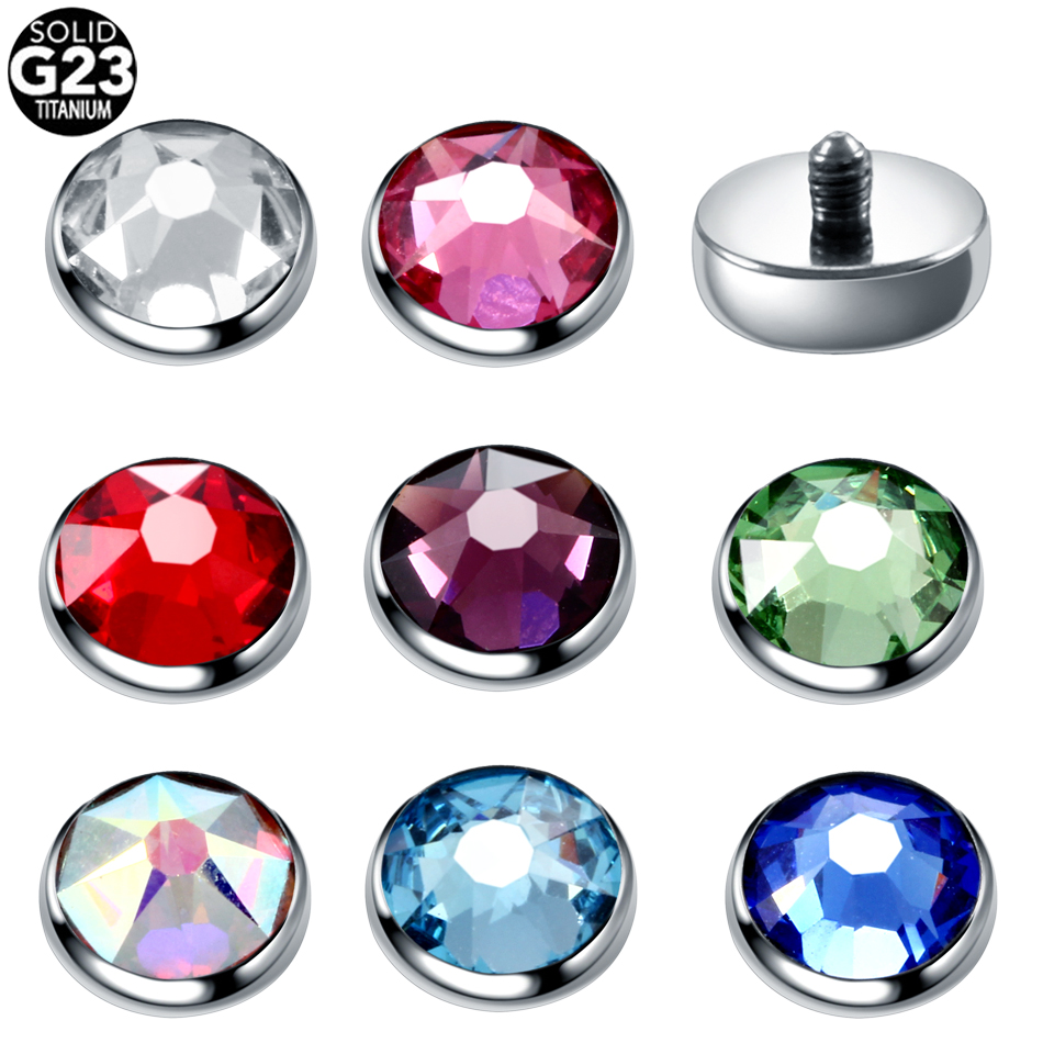 Dermal Anchor Top - 1PC G23 Titanium Dermal Anchor Base