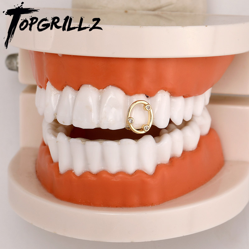 Body Jewelry Charms - TOPGRILLZ Vintage Classic Single Iced Out