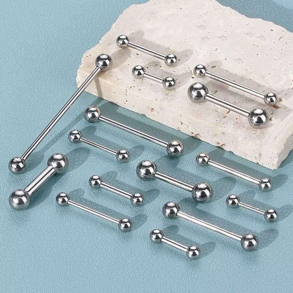Tongue Barbell Straight - 1PC Stainless Steel Straight Barbell Tongue