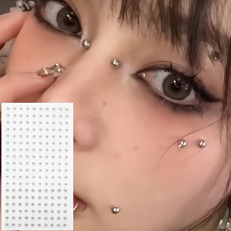 Body Jewelry Piercing - 4pcs Set of Piercing-Free Self-Adhesive Fake