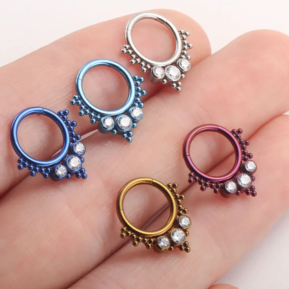 ASTM F136 Titanium Clicker Hig - Body Jewelry Quality recension och pris