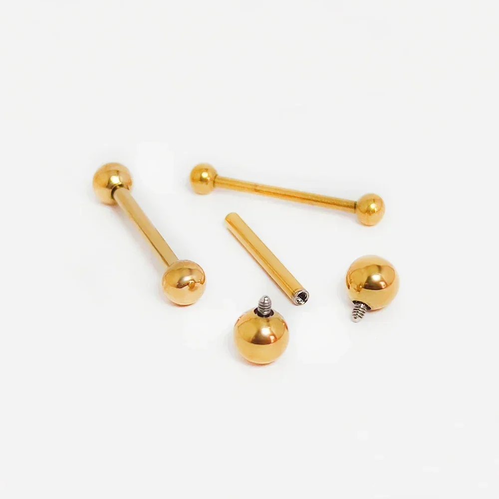 F136 Titanium Piercing 14G Bar - Tongue Barbell Straight recension och pris