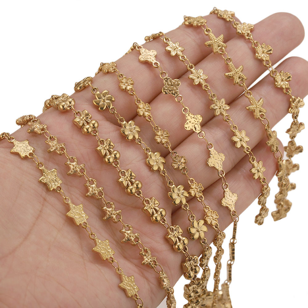 1Meter Stainless Steel Flower  - Body Jewelry recension och pris