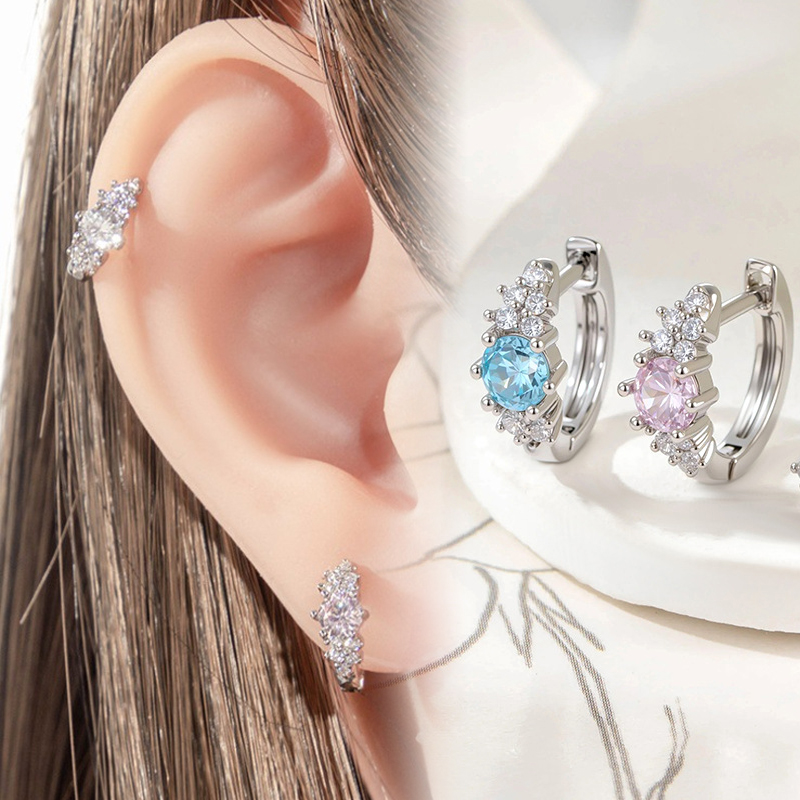 Crystal Cubic Zircon Ear Hoop, - Conch Earring Hoop recension och pris