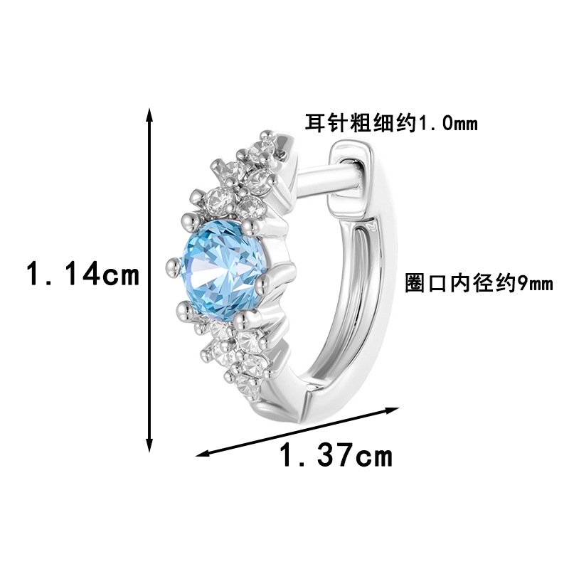 Crystal Cubic Zircon Ear Hoop, - Conch Earring Hoop recension och pris