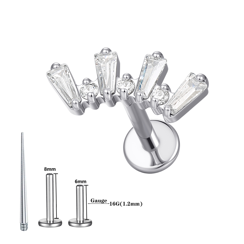 1 Pcs ASTM Titanium Helix Pier - Conch Earring Hoop recension och pris