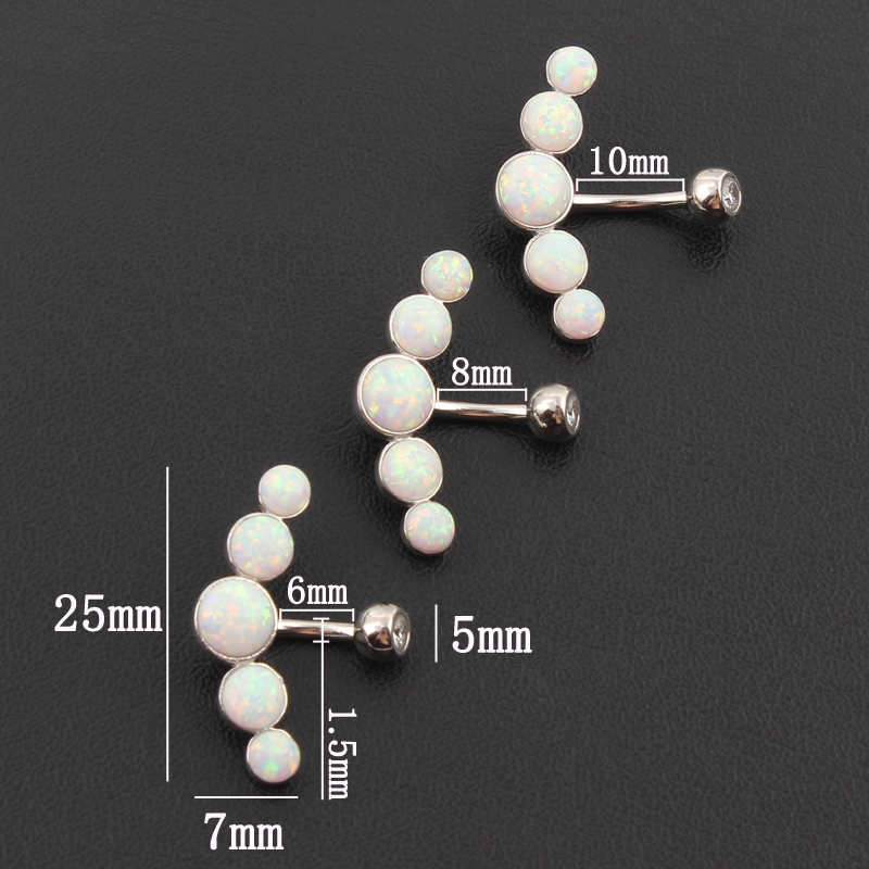 Belly button ring 925 sterling - Body Jewelry Materials recension och pris