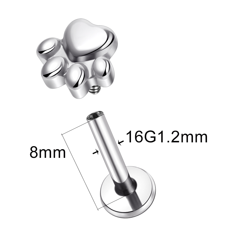 1pcs Implant Grade Titanium Pu - Body Jewelry Implant Grade Titanium recension och pris