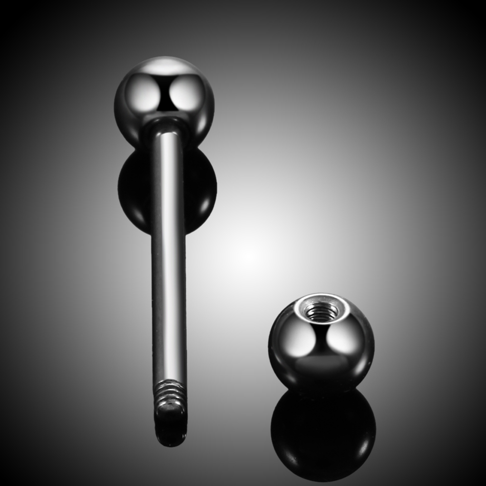 1PC G23 Titanium Straight Barb - Tongue Barbell Straight recension och pris