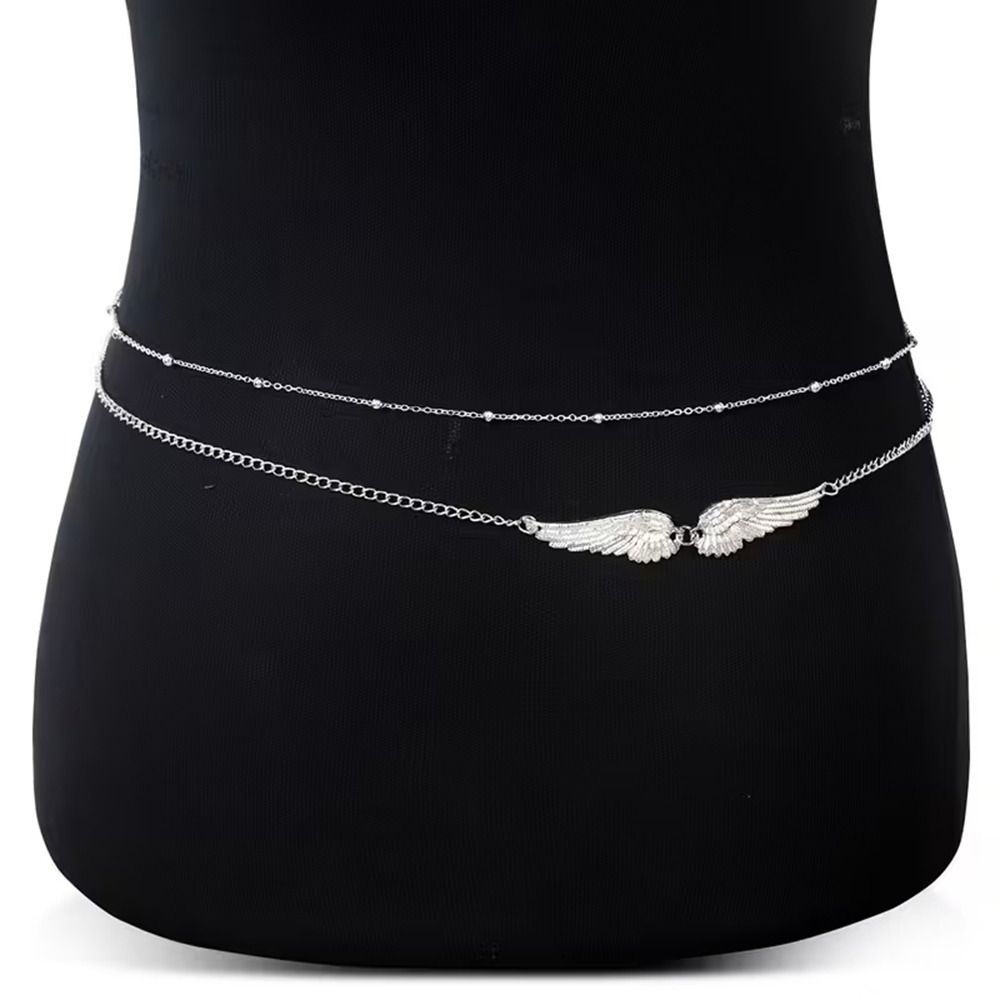 Gift Elegant Double Layer Wing - Body Jewelry Charms recension och pris