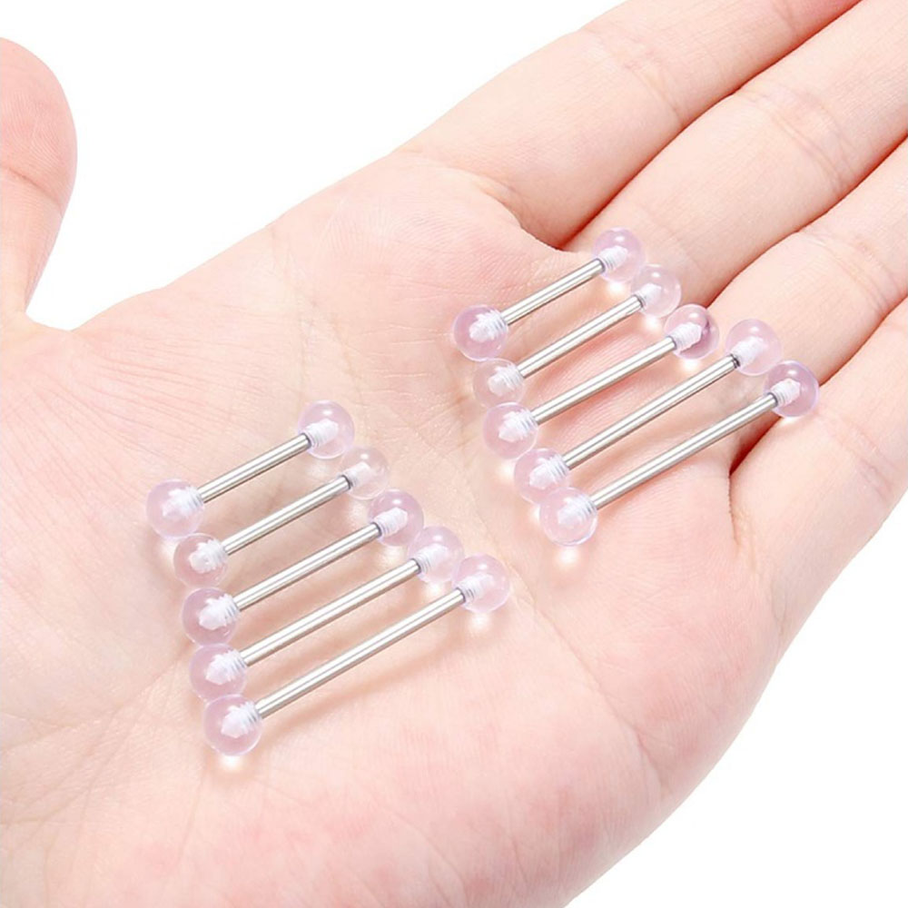 14G Surgical Steel Straight Ba - Tongue Barbell Straight recension och pris