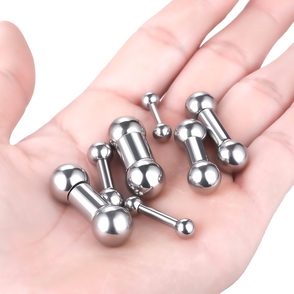 1PC Steel Big Size Genital Str - Tongue Barbell Straight recension och pris