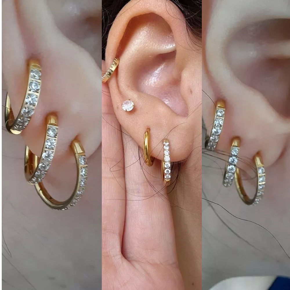 ASTM F136 G23 Titanium arring  - Body Jewelry Quality recension och pris