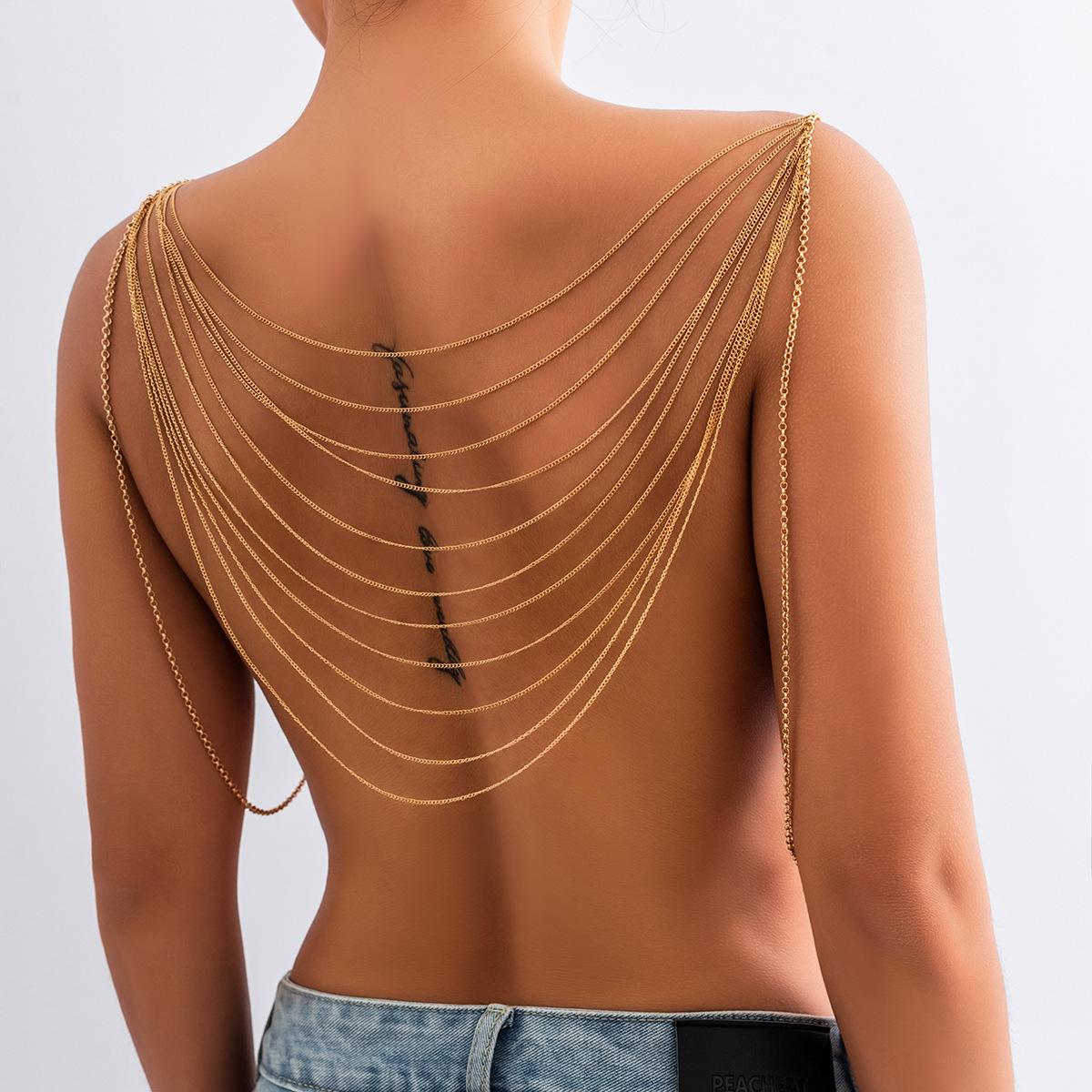 Classic Multi layered Tassel B - Body Jewelry Charms recension och pris