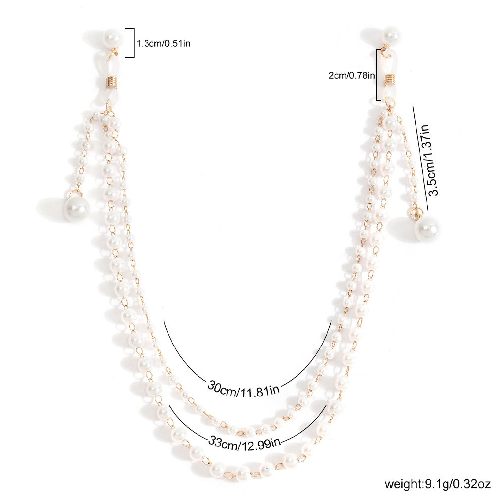 Imitation Pearl Tassel Chest C - Body Jewelry Nipple Chain recension och pris