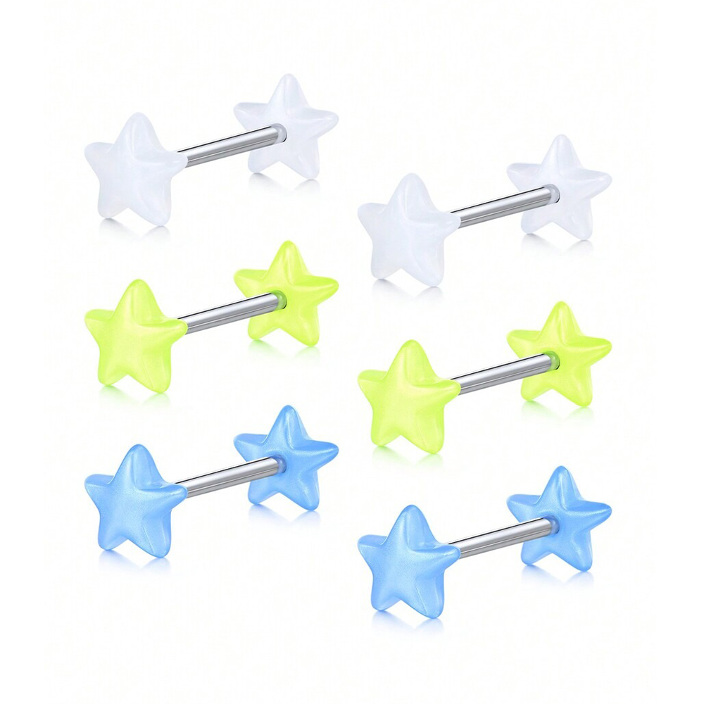 16mm 14G Stainless Steel Strai - Tongue Barbell Straight recension och pris