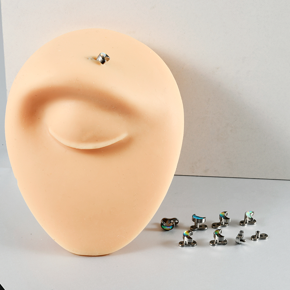 1PC Titanium Flash Film&Opal M - Dermal Anchor Top recension och pris
