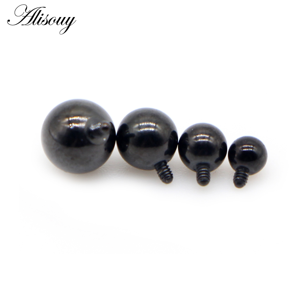 Alisouy 2PCS 3/4/5/6mm 16G Sta - Dermal Anchor Top recension och pris