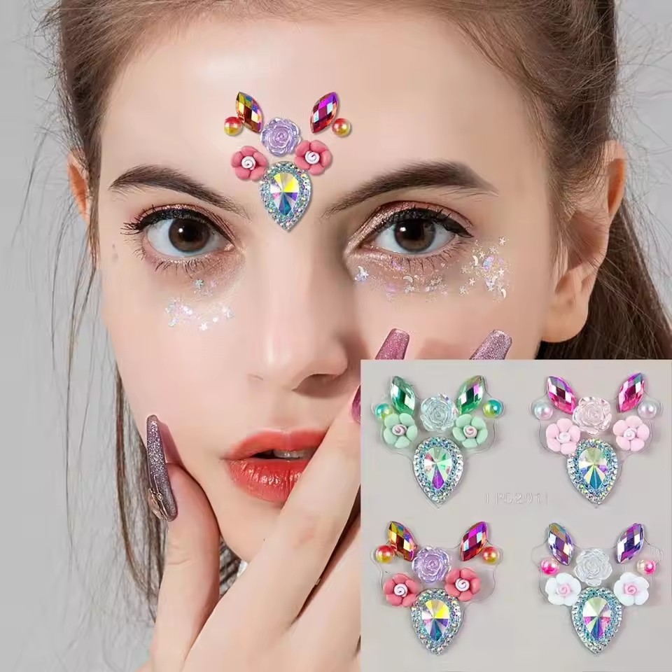 New 3D Rhinestones for Face Fe - Body Jewels recension och pris