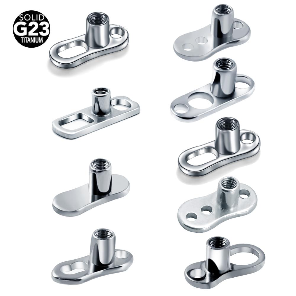 10pcs/lot G23 Titanium Micro D - Dermal Anchor Top recension och pris