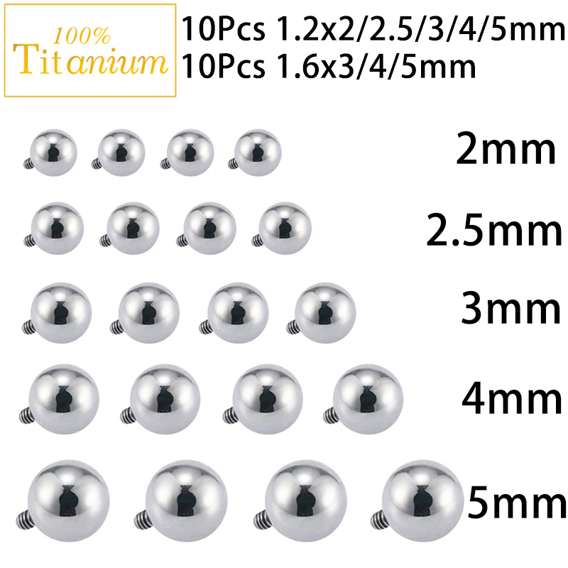 10Pc Implant Grade ASTM G23 Ti - Body Jewelry Implant Grade Titanium recension och pris