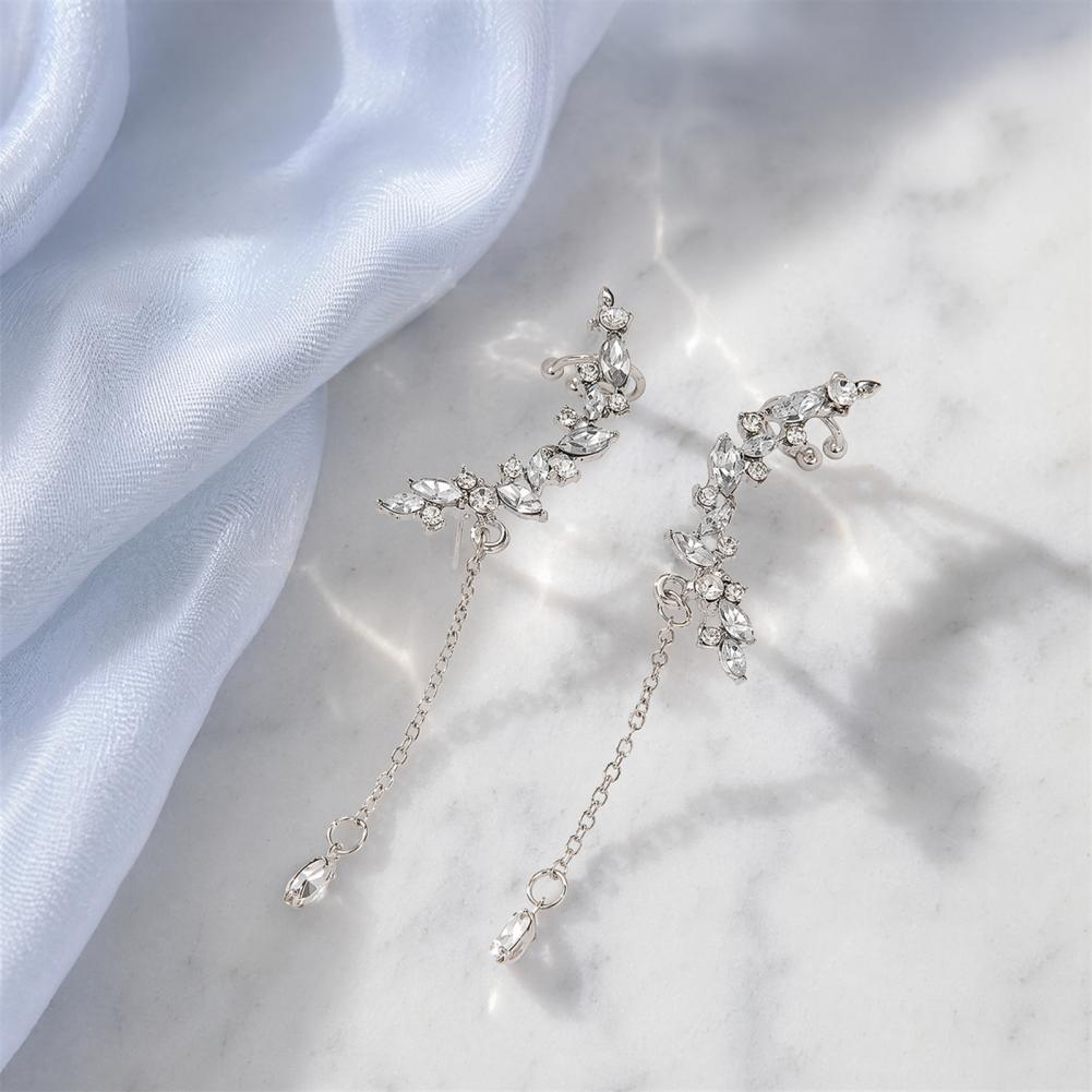 Long Tassel Earrings Diamond F - Cluster Stud Ear recension och pris