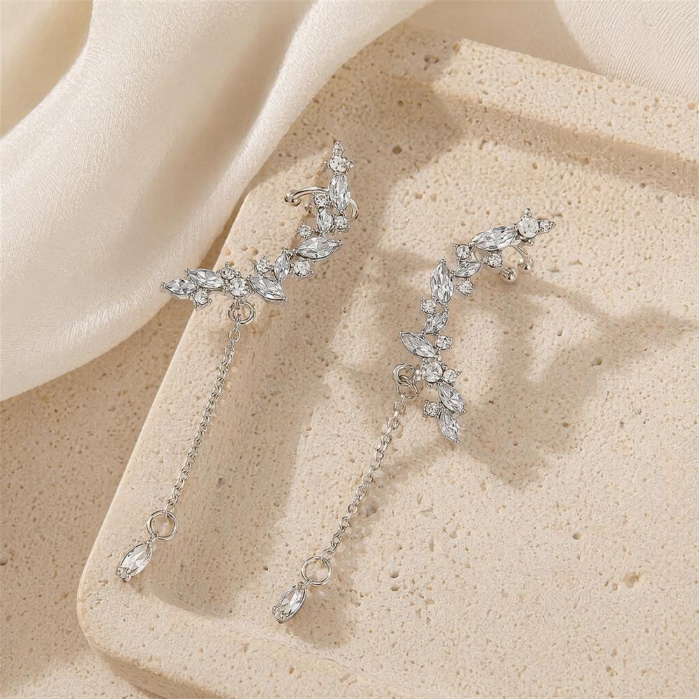 Long Tassel Earrings Diamond F - Cluster Stud Ear recension och pris