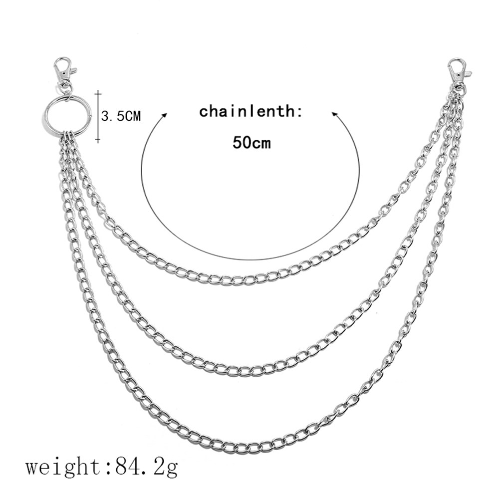 1Pcs Trousers Chain Metal 3 La - Body Jewelry Universe recension och pris