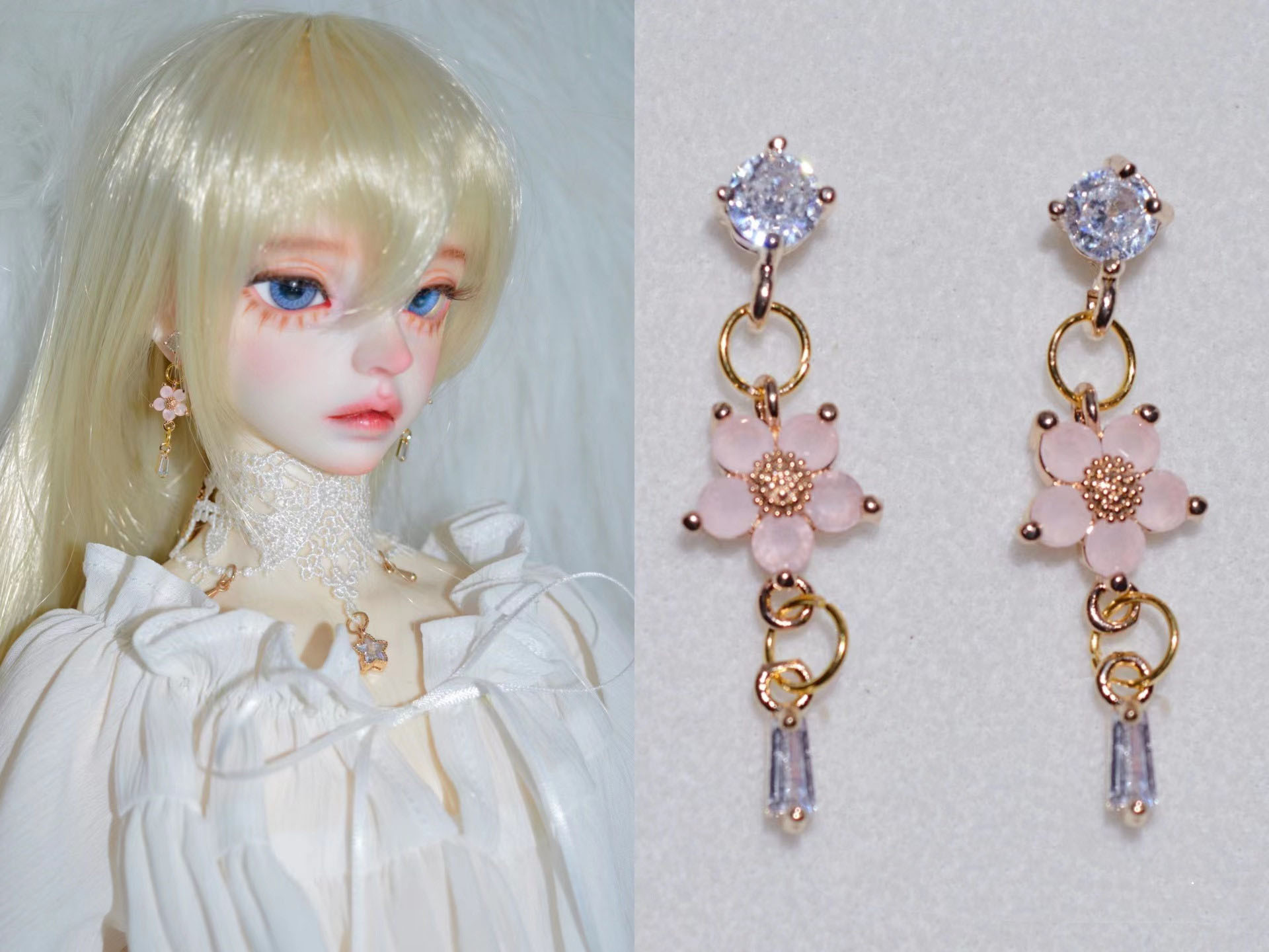 1/3 BJD Doll Earrings Uncle Un - Body Jewelry Universe recension och pris