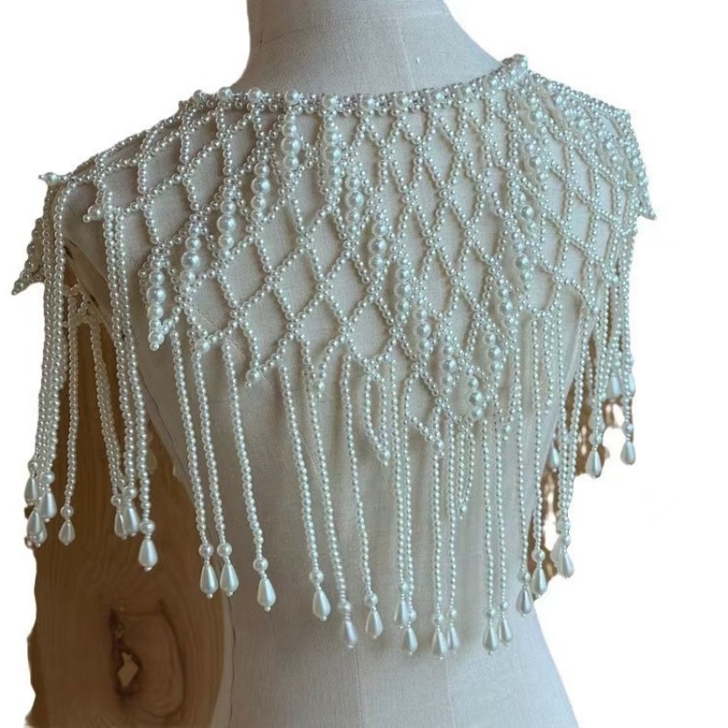 Victorian Inspired Beaded Shaw - Body Jewelry Vest recension och pris