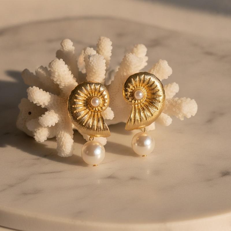 2Pcs Simulated Pearl Conch Ear - Conch Earring Hoop recension och pris