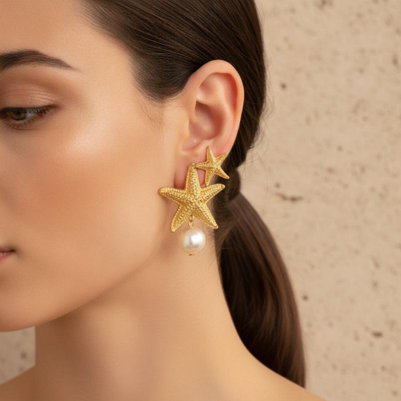 2Pcs Simulated Pearl Conch Ear - Conch Earring Hoop recension och pris