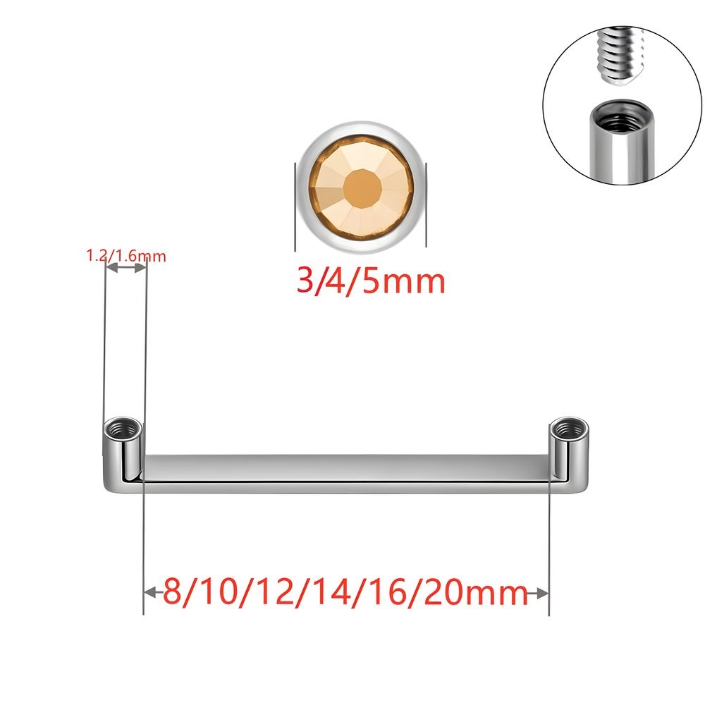 ASTM F136 Titanium Dermal Anch - Dermal Anchor Top recension och pris