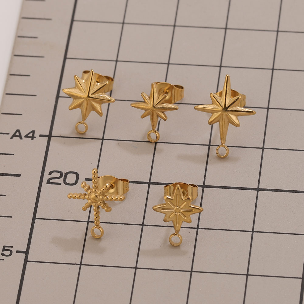 6pcs Stainless Steel Star Earr - Body Jewelry recension och pris