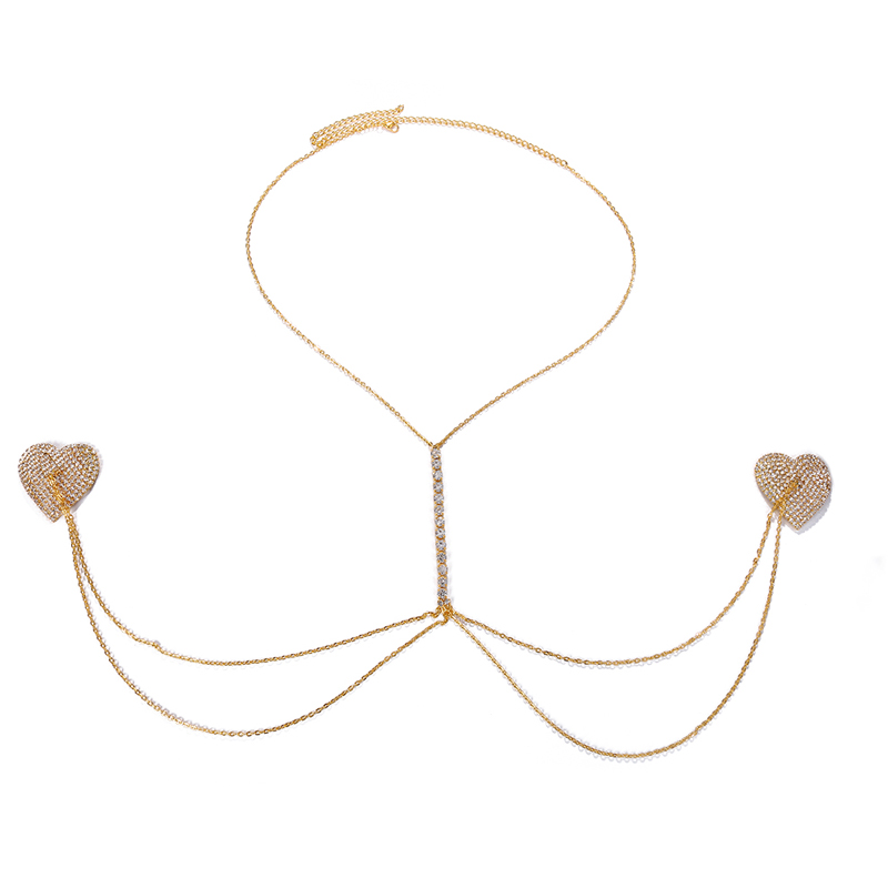 Stonefans Sexy Bikini Cross Rh - Body Jewelry Nipple Chain recension och pris