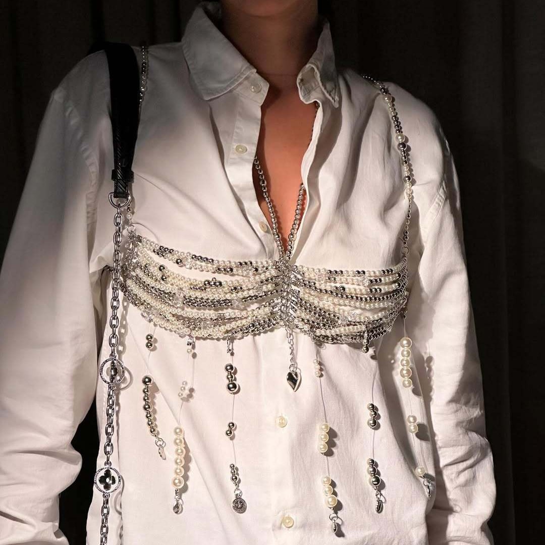 2025 Luxury Design Halter Vest - Body Jewelry Vest recension och pris