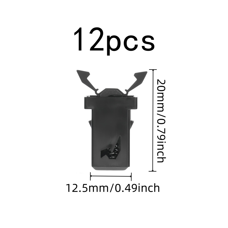 12 pcs Spring Locking Clips, J - Body Jewelry Universe recension och pris