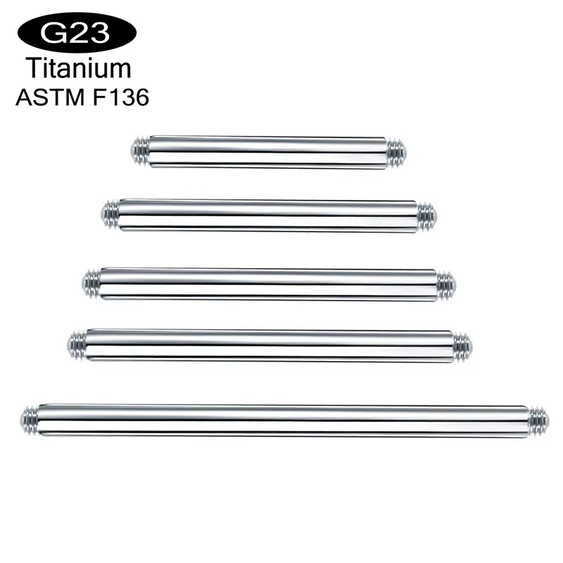 10pcs/lot ASTM F136 Implantabl - Body Jewelry Implant Grade Titanium recension och pris