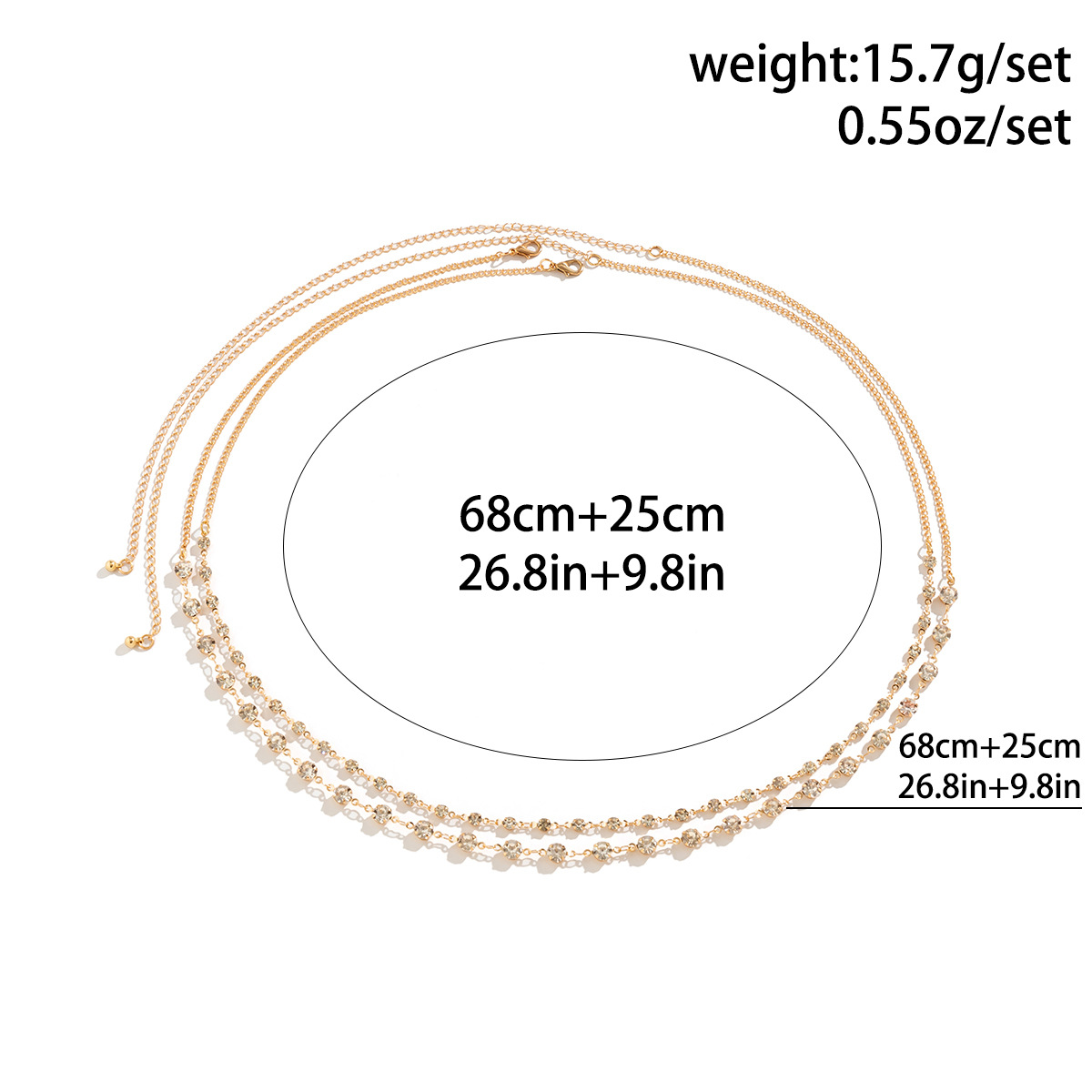 Retro Simple Sweet Luxury Shin - Body Jewelry Charms recension och pris