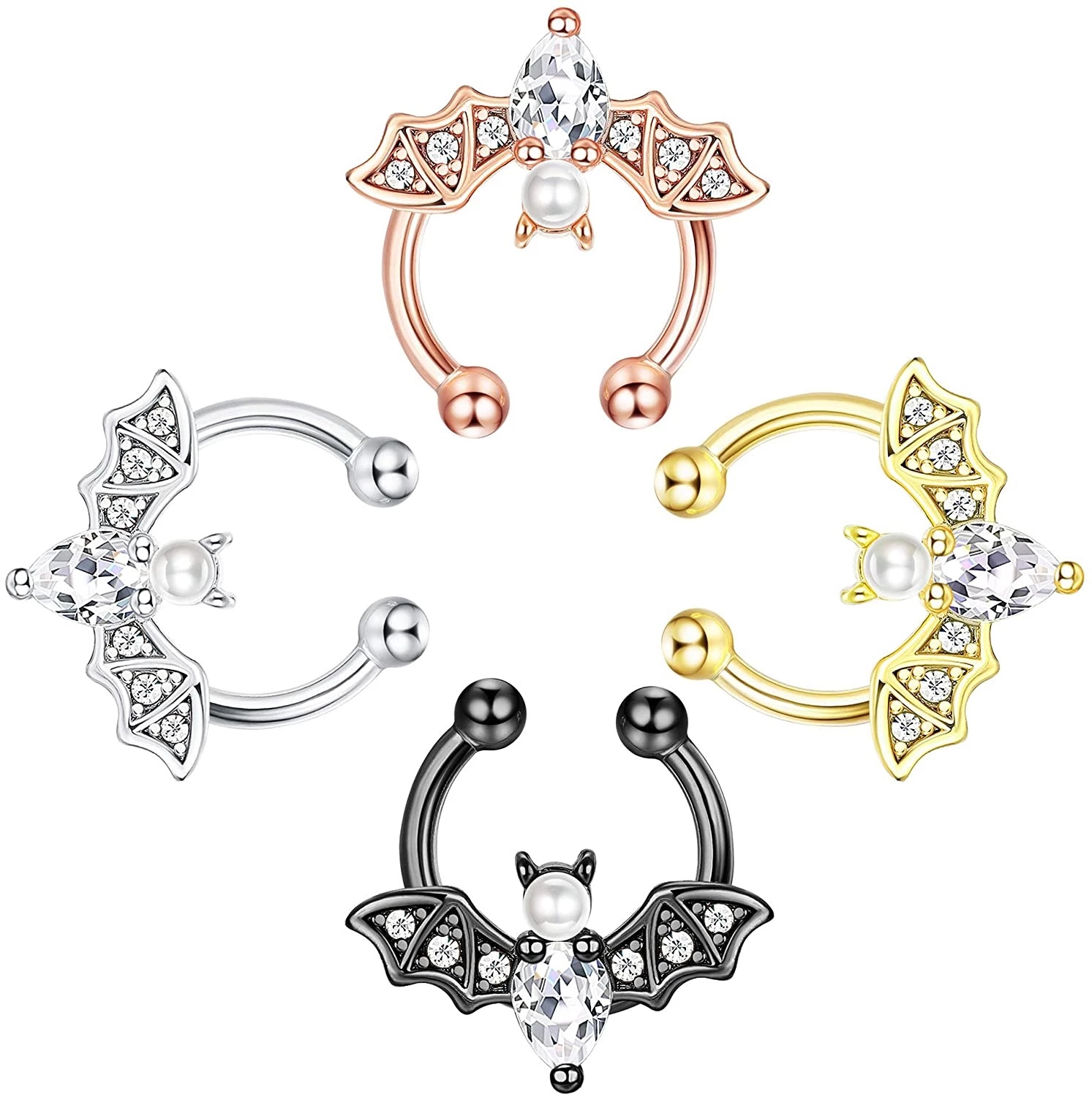 Halloween Dark Stainless Steel - Body Jewelry Universe recension och pris