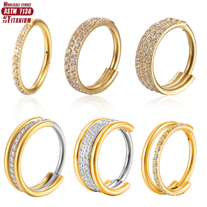 F136 Titanium Nose Ring Implan - Body Jewelry Implant Grade Titanium recension och pris