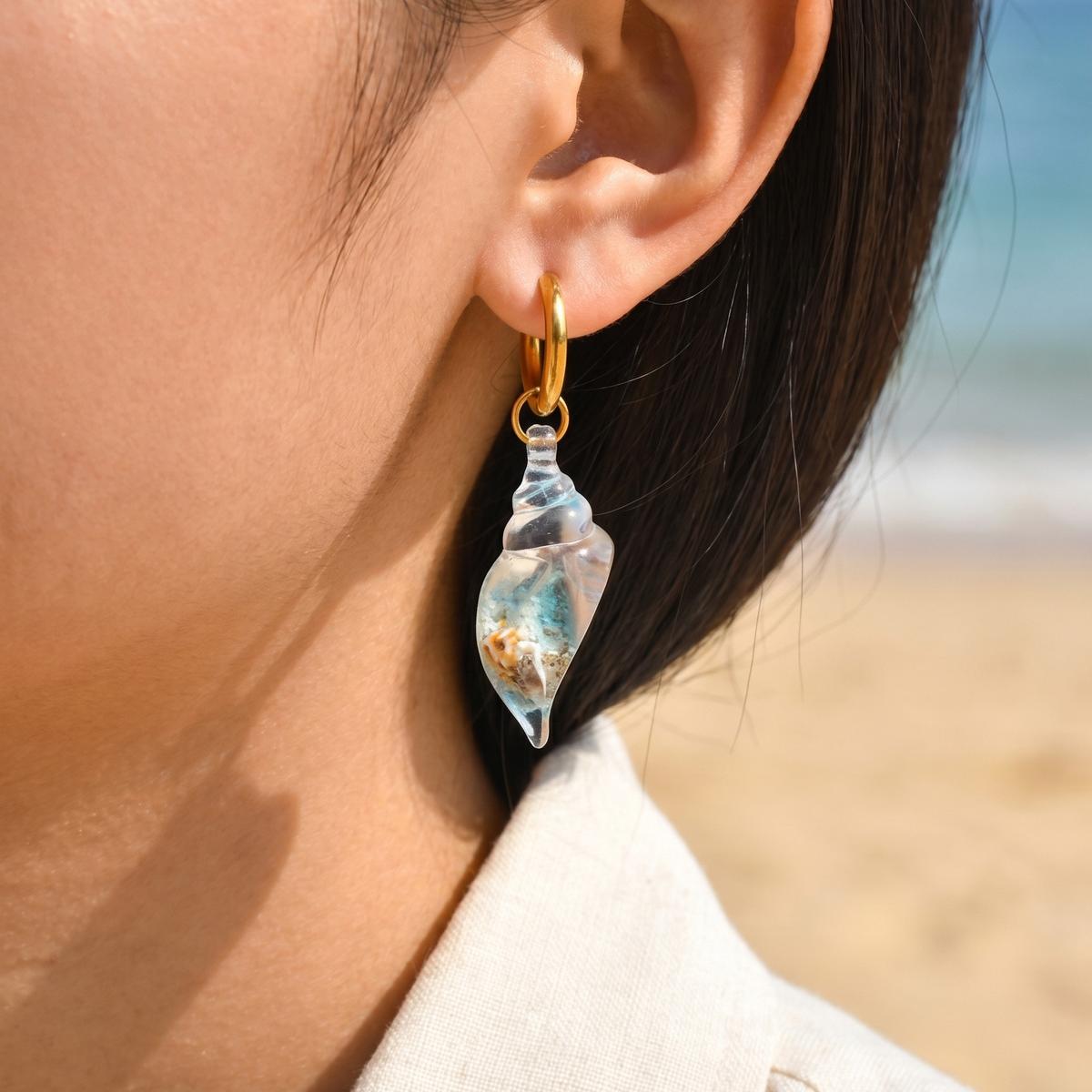 Conch Hoop Earrings for Women  - Conch Earring Hoop recension och pris