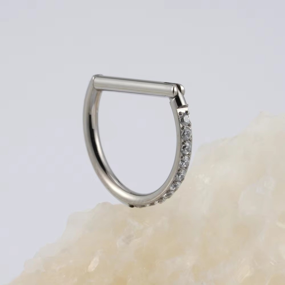 ASTM F136 Titanium Septum Ring - Body Jewelry Materials recension och pris