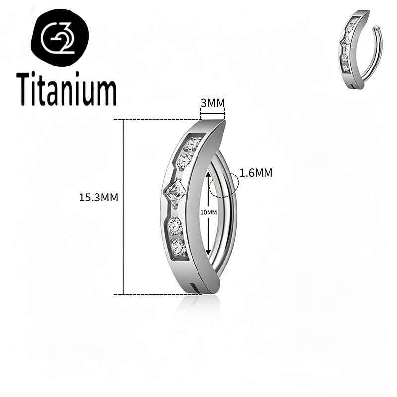 Implant Grade ASTM F136 Titani - Body Jewelry Implant Grade Titanium recension och pris