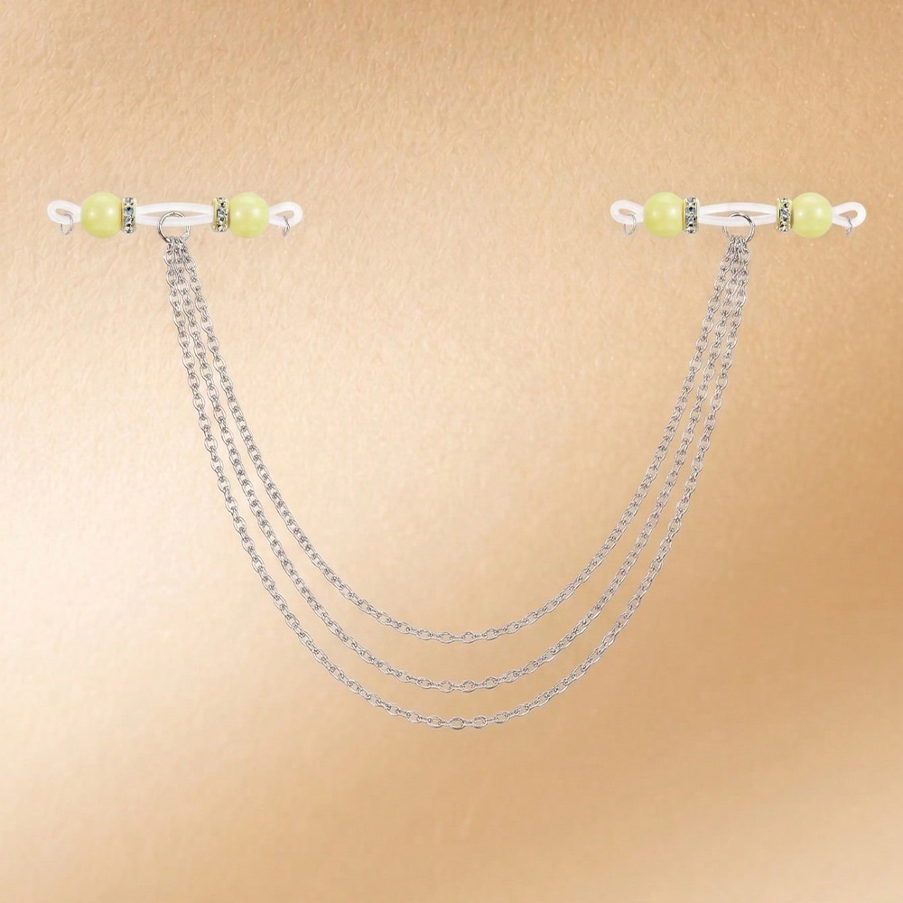 Women's Non-Piercing Nipple Ri - Body Jewelry Nipple Chain recension och pris