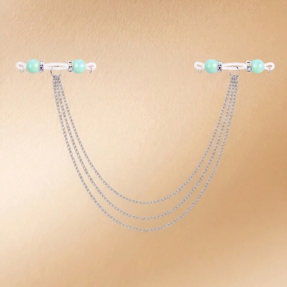Women's Non-Piercing Nipple Ri - Body Jewelry Nipple Chain recension och pris